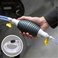 Pompa manuala pentru transfer lichide, furtun 1.5m, cleme prindere, RIF REFCO ®