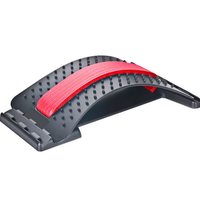 Dispozitiv de Masaj Lombar Neo™ cu Functie de Presopunctura si Stretching maxim 150 kg, Rosu