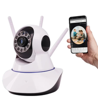 Camera de supraveghere HD cu rotire 360, WiFi, 3 Antene, cu Monitor Bebe Night Vision si Rotire Automata, Neo™ Camy-Cam®