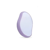 Dispozitiv de Epilare prin Frecare cu cristale, pentru indepartarea parului si exfoliere, reutilizabil, fara durere, Mov deschis