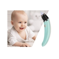 Aspirator Nazal pentru Copii - 5 Trepte de Putere, 2 Capete de Silicon, Albastru