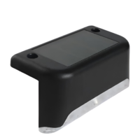 Lampa Solara cu Iluminare LED, Rezistent la Apa IP44, pentru Gradina, Terasa, Gard, Trepte si Balustrada, culoare Negru, Neo™