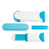 Set Profesional de Doua Perii Neo™ pentru Indepartarea Parului de Animale si Scame cu Recipient de Colectare, Albastru