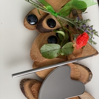 Kit ingrijire faciala si rejuvenare Neo™, format din GuaSha si dispozitiv reflexologie/masaj facial, otel inoxidabil