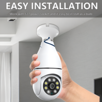 Camera IP PTZ Wireless NEO™, cu Viziune de noapte Audio bidirectional, Urmarire Automata, E27, Tip Bec, Wifi 4MP