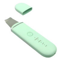 Aparat de curatare faciala cu ultrasunete NEO™, lifting ten, skin scrubber, indepartare puncte negre, hidratare, peeling, Verde