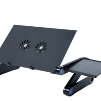 Masuta de Laptop NEO™, Reglabila, din Aluminiu, cu Suport de Mouse si Cooler de Racire