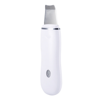 Aparat de curatare faciala spatula cu ultrasunete, Neo™ Clean Skin, indepartare puncte negre, hidratare, curatare ten, anti rid, anti imbatranire, acumulator, alb