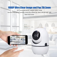 Camera de supraveghere IP Wi-FI cu Monitor Bebe Night Vision si Rotire Automata, Full HD, 1 Antena, Neo™ Camy-Cam®
