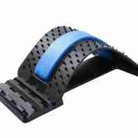 Dispozitiv de Masaj Lombar si Stretching Neo™ cu Functie de Presopunctura si Stretching maxim 150 kg, Albastru