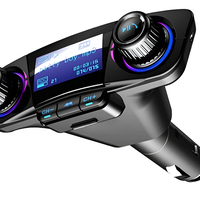 Modulator Transmitator FM Auto Neo™, Bluetooth 5.0, MP3 Player cu dublu USB, MicroSD si Jack