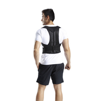 Corector pentru postura pentru coloana si spate Neo™ Premium, unisex, dimensiune reglabila, Negru