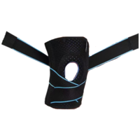 Aparatoare pentru genunchi Neo™, cu Bretele, ajustabila, 46 cm, Neagra
