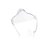 Masca protectie faciala nas gura pentru Femei, Neo Half, transparenta, usoara, dezinfectabila, reutilizabila, fashion