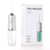 Irigator bucal si oral profesional PPS Pulse® Neo™, 140 PSI, Functie masaj, rotatie 360°, portabil, 4 moduri, acumulator 1400mAh, 4 duze incluse, 220 ml, alb