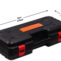 Mini Fierastrau cu Lant, 6 Inch, 1100 W, 2 baterii, 1 lant, Cutie de Instrumente Portabila, Negru, 24 V, Neo™