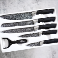 Set de cutite din 6 piese NEO™ BH-5258, Lama din Granit, Maner Soft Touch