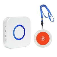 Buton SOS de Panica pentru varstnici Neo™ Tuya®, Aplicatie Smart, fara WIFI, Alb/Rosu