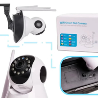 Camera de supraveghere HD cu rotire 360, WiFi, 3 Antene, cu Monitor Bebe Night Vision si Rotire Automata, Neo™ Camy-Cam®