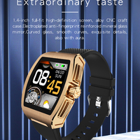 Ceas Smartwatch Neo™ Smart Wear Premium, Auriu, Display IPS, Calorii, Puls, Tensiune Arteriala, Saturatie Oxigen Din Sange, Impermeabil