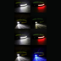 Lanterna LED pentru cap, Senzor de miscare, 6 moduri de iluminare, 1200 mAh, Negru/Verde
