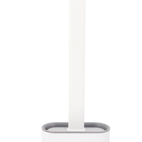 Perie de Silicon pentru Toaleta. cu Suport din Plastic, Aspect Modern, Alb, Neo™