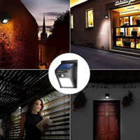 Lampa Solara de Perete, cu Senzor de Miscare si Lumina, 30 LED-uri, Neo™
