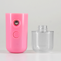 Pulverizator Mini Spray Neo Nano Premium, hidratare corp si ten, Curatare faciala profunda, Portabil, Incarcare USB, 30 ml, mini, Roz