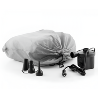 Saltea Gonflabila Auto 2 in 1 Scaun Spate, Portocalie, Neo™