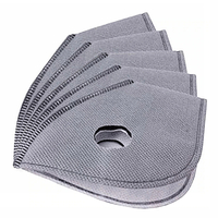 Set 5 Filtre de Rezerva Carbon pentru Masca Sport de Protectie cu 2 valve