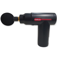 Pistol de masaj, Cu vibratii, 6 trepte, Incarcare USB, Negru