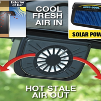 Mini Ventilator Auto NEO™, cu Incarcare Solara