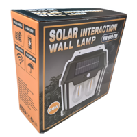 Lampa Solara de Perete, cu 2 Becuri LED, Senzor de Miscare, 3 moduri de Lumina, Neo™