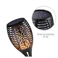 Set 2 buc Torta LED Solara Neo™, Efect de Flacara