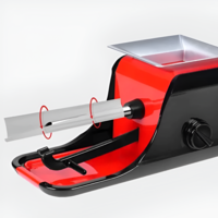 Aparat Profesional pentru Injectarea Tutunului, Electric, Compact, Rosu/Negru, Neo™