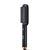 Perie electrica Neo™ profesionala pentru indreptat parul, pieptene pentru indreptat barba, coafat, negru
