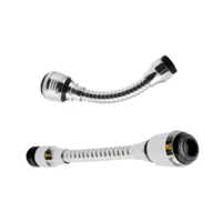 Prelungitor Universal Neo™ pentru Robinet 13 cm, 2 Fluxuri, Argintiu