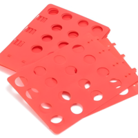 Dispozitiv Profesional pentru Impaturit Haine, Potrivit pentru Adulti, Marimile S/M/L/XL, Rosu, Neo™