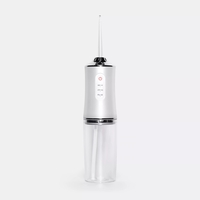 Irigator bucal si oral profesional PPS Pulse® Neo™, 140 PSI, Functie masaj, rotatie 360°, portabil, 4 moduri, acumulator 1400mAh, 4 duze incluse, 220 ml, alb