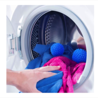 Set 2 Bile Neo™ Pentru Catifelarea Rufelor in Masina de Uscat Rufe, Albastru