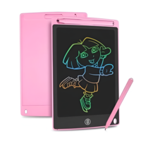 Tableta Digitala Color 12 inch, de Scris si Desenat cu Ecran LCD, pentru Copii, 29 cm, Roz, Neo™