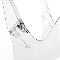 Masca de Protectie Transparenta pentru Adulti, Fixare Confortabila cu Brate de Ochelari pe Urechi, Neo Half Guard