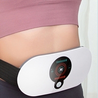 Centura Masaj cu electrostimulare si infrarosu, Neo™ Premium, cu 5 programe de masaj si 18 niveluri de intensitate, pentru slabit, tonifiere si masaj abdomen, fese, coapse, spate