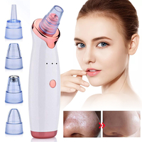 Aparat indepartat puncte negre, Neo™ Premium, cu vacuum, 5 capete, Puteri ajustabile, Ingrijire faciala, Curatare faciala, Acnee, Incarcare USB, Alb