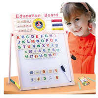 Tabla De Scris Neo™, Magnetica multifunctionala + Alfabet 65 x 50 cm