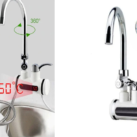 Robinet Electric Instant NEO™ cu Dus, Prindere in Chiuveta, cu Afisaj Digital, 3 KW, 2l / min