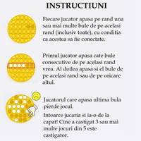 Jucarie antistres din silicon, Push Pop Bubble, Pop It, Neo Toy, forma patrat, Verde, 12x12x1.5cm