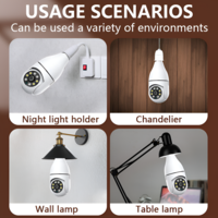 Camera IP PTZ Wireless NEO™, cu Viziune de noapte Audio bidirectional, Urmarire Automata, E27, Tip Bec, Wifi 4MP