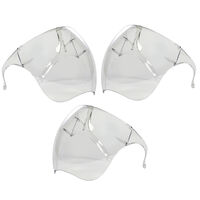 Set 3 Viziere Profesionale Protectie Adulti, transparente, usoare, dezinfectabile, reutilizabile, Neo Face