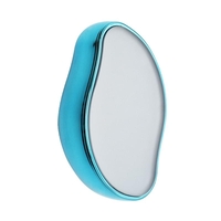Piatra Nano Glass Onuvio®, pentru Epilat prin Frecare, Crystal Hair Eraser, microcristale, functie dulbla epilare si exfoliere, Albastru Deschis